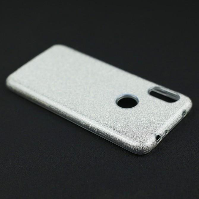 Чохол Silicone 3in1 Блискітки для Xiaomi REDMI Note 6 Pro Білий-4