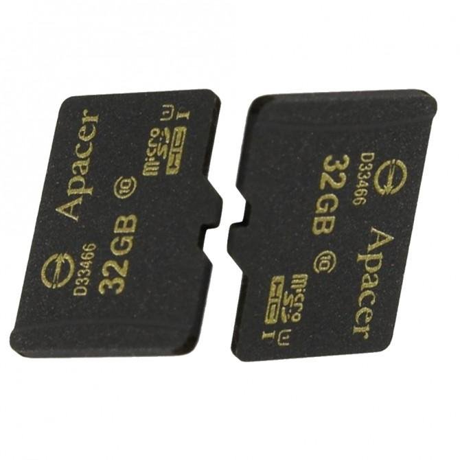 Карта памяти Apacer MicroSDHC 32GB UHS-I (Class 10) Черный