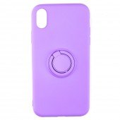 Чехол Ring Color для iPhone Xr Фиолетовый Чехол Ring Color для iPhone Xr Фиолетовый
