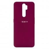 Чехол Original Soft Case Oppo A5 (2020)/Oppo A9 (2020) Марсала FULL