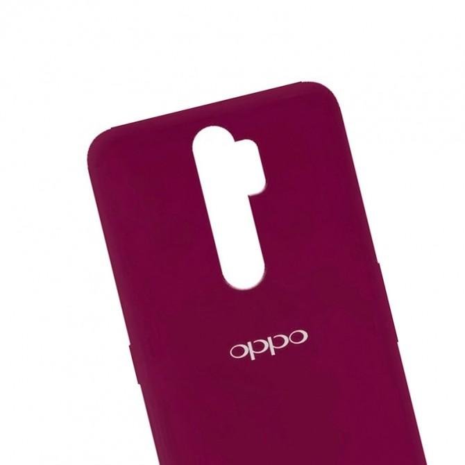 Чехол Original Soft Case Oppo A5 (2020)/Oppo A9 (2020) Марсала FULL-1