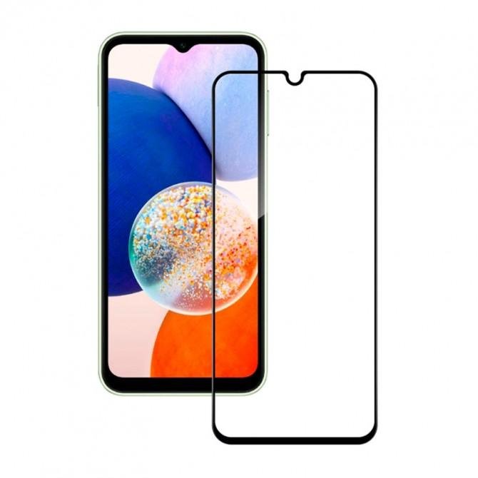 Защитное стекло для SAMSUNG A245 Galaxy A24 Full Glue (0.25 мм, 2.5D, черное) ЛЮКС