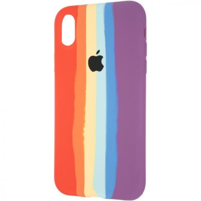 Colorfull Soft Case iPhone XR Rainbow-1