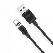 Кабель XO Lightning NB187 PVC Magnetic 2.1A/1m Black Кабель XO Lightning NB187 PVC Magnetic 2.1A/1m Black