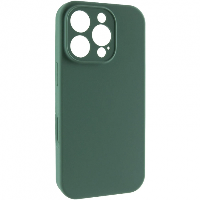 Силиконовый чехол для iPhone 14 Pro Pine Green FULL (NO LOGO)-1