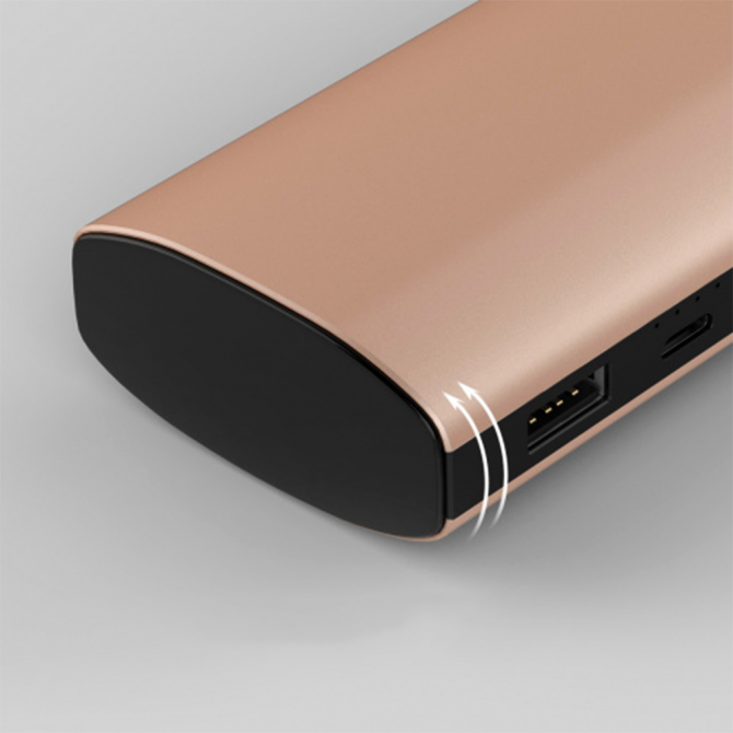 Повербанк Jellico ZS-05 Li-Pol 10000mAh Золотий-1