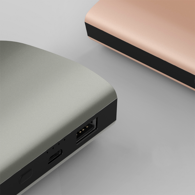 Повербанк Jellico ZS-05 Li-Pol 10000mAh Золотий-3