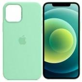 Оригинальный силиконовый чехол для iPhone 13 Pro Мятный FULL