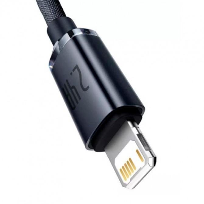 USB Кабель Baseus Crystal Shine Series Lightning Black 2m-1