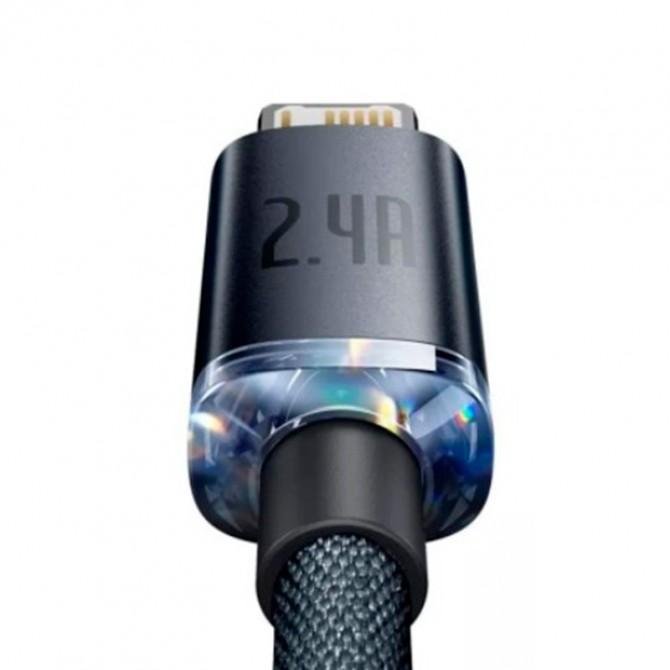 USB Кабель Baseus Crystal Shine Series Lightning Black 2m-2
