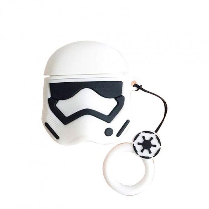 Чехол U-Like Silicone Case For Airpods Cartoon StarWars White