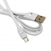 Кабель USB XO NB150 MicroUSB 2.4A/1m White