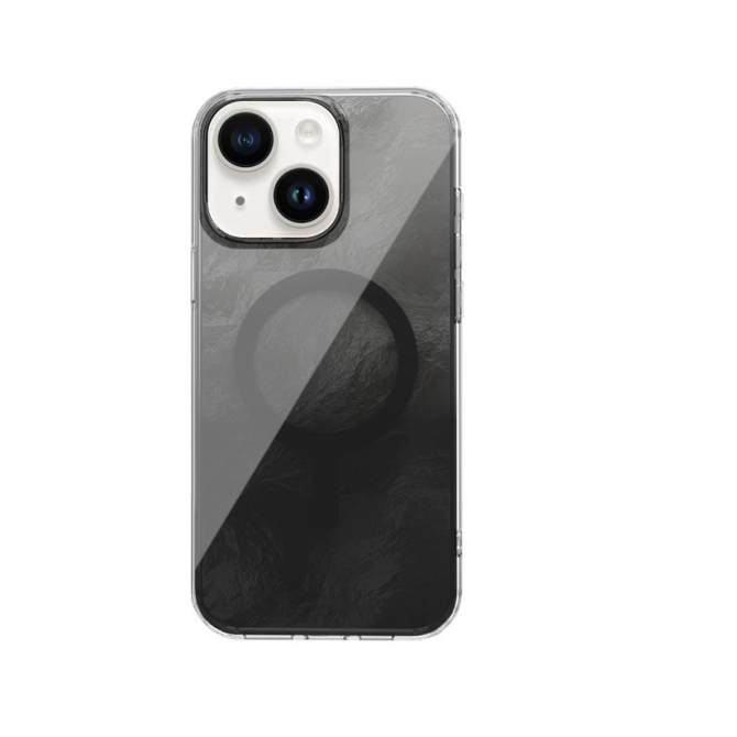 Чохол TPU Shiny Mountain (MagFit) для Apple iPhone 15 (6.1") Black