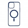Чохол Color+MagSafe для iPhone 14 Pro Max (08, Темно Синій)