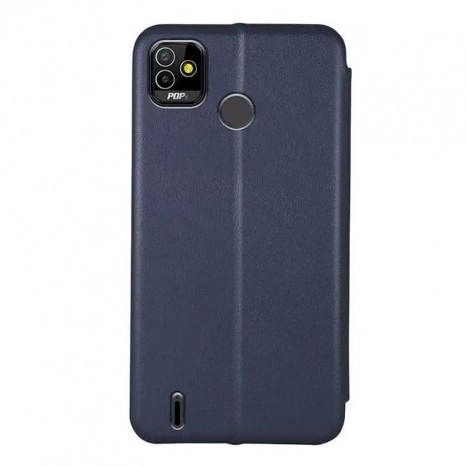 Чехол-книжка U-Like Best TECNO POP 5 Dark Blue-1
