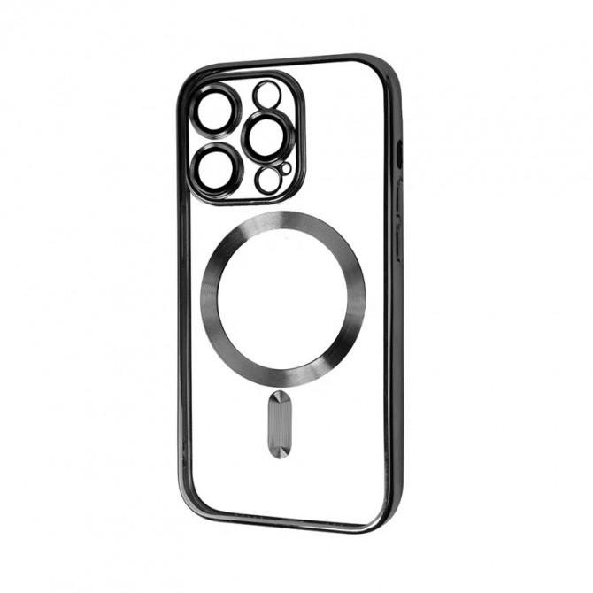 Силиконовый чехол SHINING with MagSafe для iPhone 14 Pro Черный
