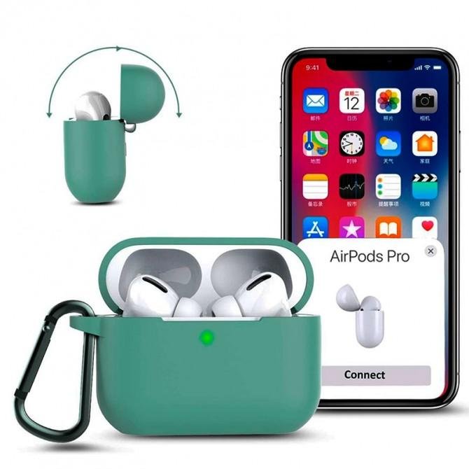 Чехол U-Like Silicone Protective Case For Airpods Virid-2