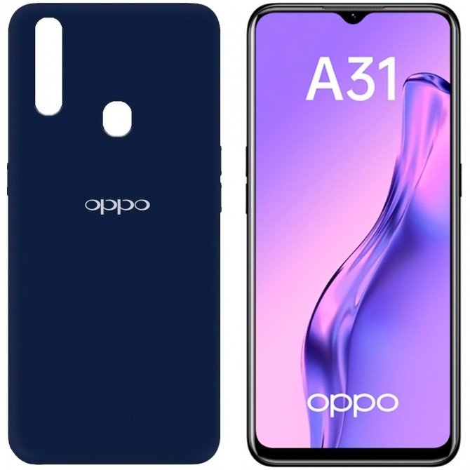 Чохол Original Soft Case Oppo A31 Темно-Синій FULL-1