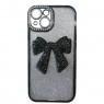 Накладка Glossy Bow для iPhone 15 Black