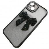 Накладка Glossy Bow для iPhone 15 Black