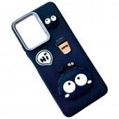 Чехол TPU Leather Toys для Xiaomi Redmi Note 12 4G (Monster / Black)