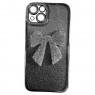Накладка Glossy Bow для iPhone 16 Plus White