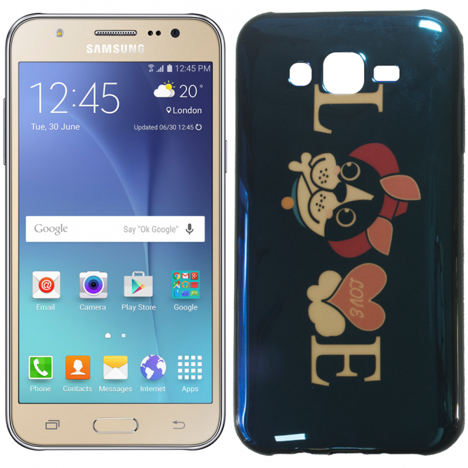 Чехол U-Like Picture series для Samsung J500 Love Black