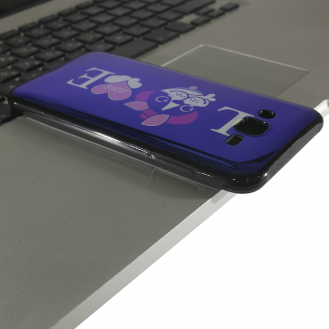 Чехол U-Like Picture series для Samsung J500 Love Black-1