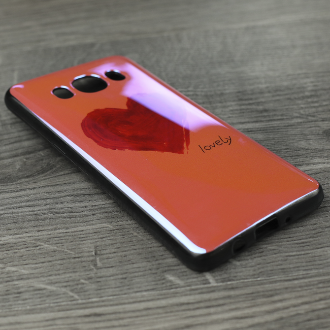 Чохол U-Like Picture series для Samsung J510 (J5 2016) Серце/Рожевий-3