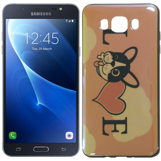 Чохол U-Like Picture series для Samsung J510 (J5 2016) Кохання/Рожевий