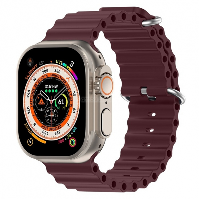 Ремінець для Apple Watch 42/44/45/49mm Ocean Band Plum