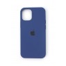 Оригінальний силіконовий чохол для iPhone 13 Pro Синій FULL