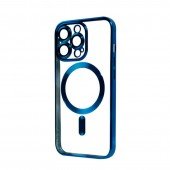 Силіконовий чохол SHINING with MagSafe для iPhone 14 Pro Max Темно Синій Силіконовий чохол SHINING with MagSafe для iPhone 14 Pro Max Темно Синій