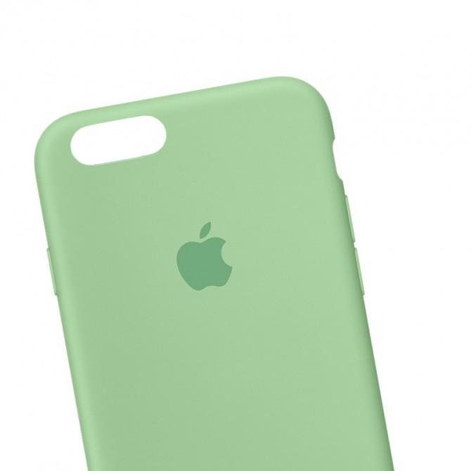 Оригинальный силиконовый чехол для iPhone 7/8 Plus Мятный FULL-1