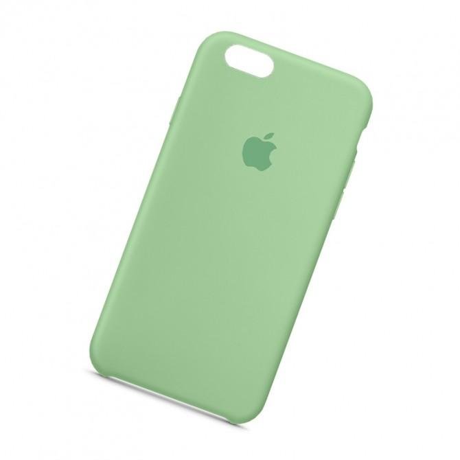 Оригинальный силиконовый чехол для iPhone 7/8 Plus Мятный FULL-2