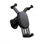 Холдер Baseus Stable Gravitational Car Mount (Air Outlet) Matte Black