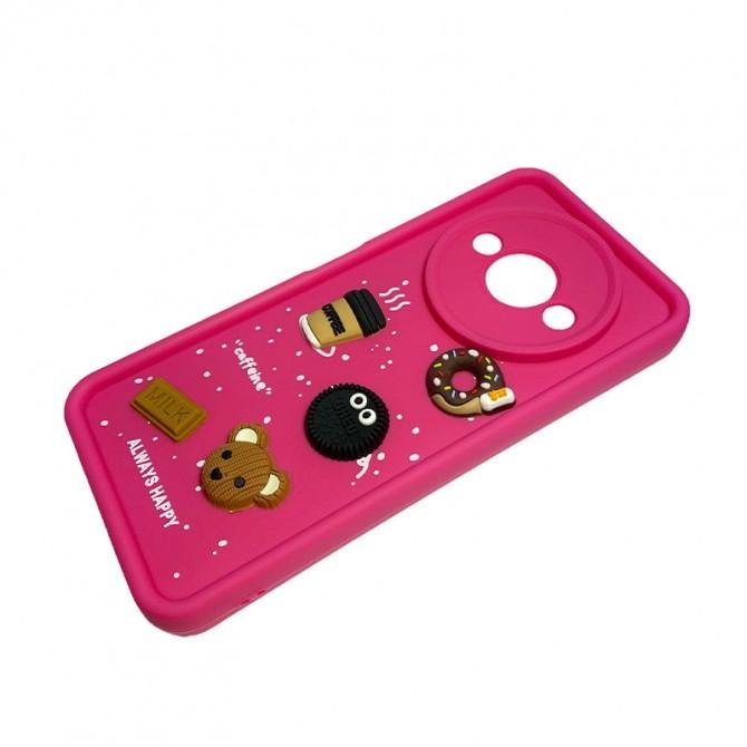 Чехол TPU Toys Case для Xiaomi Redmi A3 (Pink / Always Happy)-2