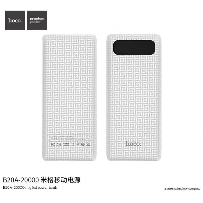 Повербанк Hoco B20A (20000mAh) White-1