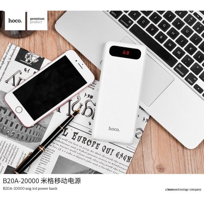 Повербанк Hoco B20A (20000mAh) White-2