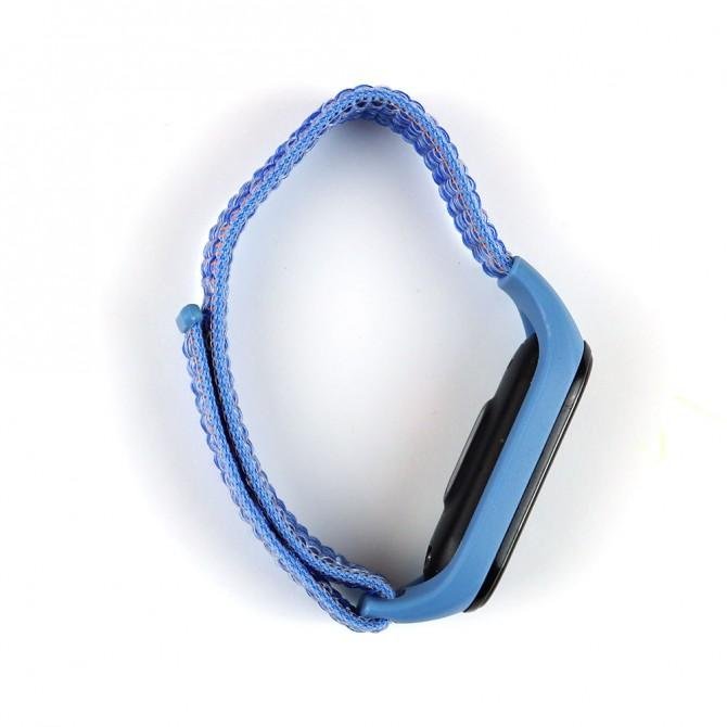 Ремінець для Xiaomi Band 3/4 Nylon design Blue-2
