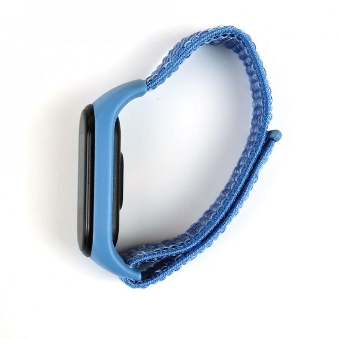 Ремінець для Xiaomi Band 3/4 Nylon design Cyan-2