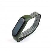 Ремешок для Xiaomi Band 3/4 Nylon design Olive