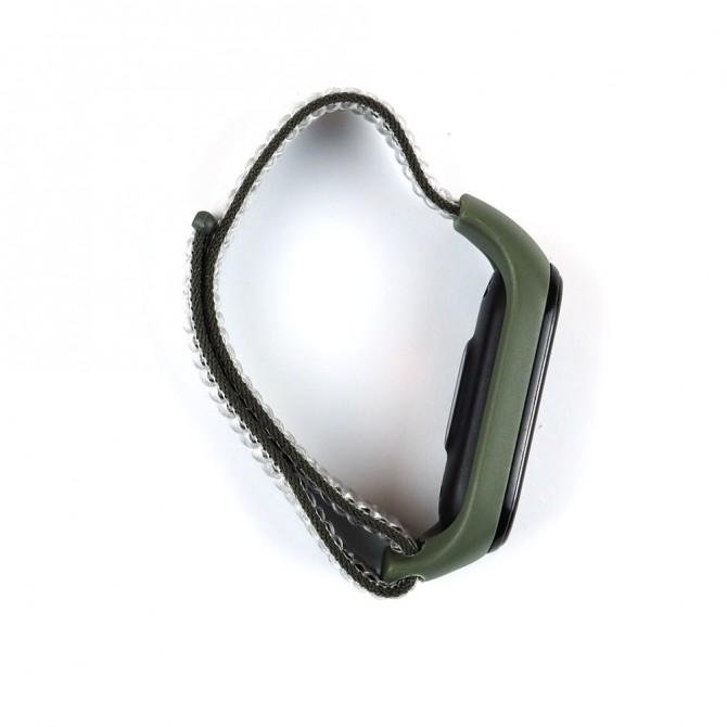 Ремінець для Xiaomi Band 3/4 Nylon design Olive-1