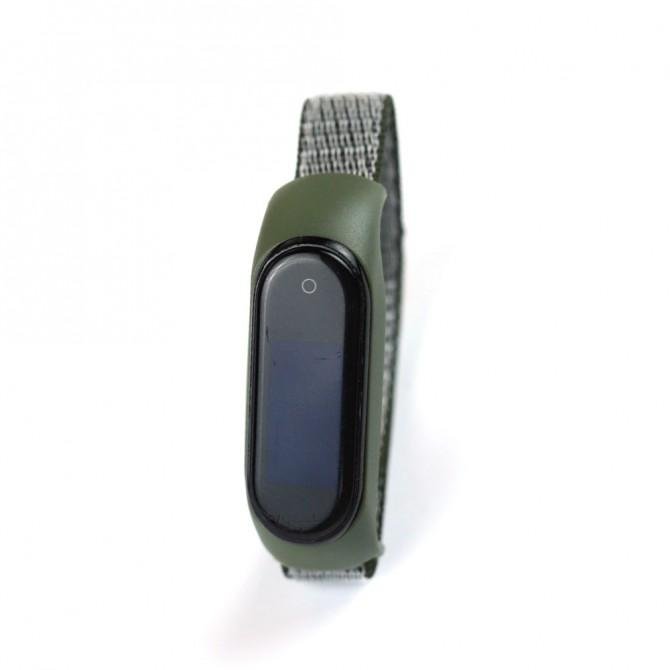 Ремінець для Xiaomi Band 3/4 Nylon design Olive-2