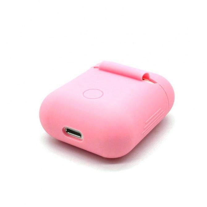 Чехол U-Like Silicone SLIM Protective Case For Airpods Pink-2