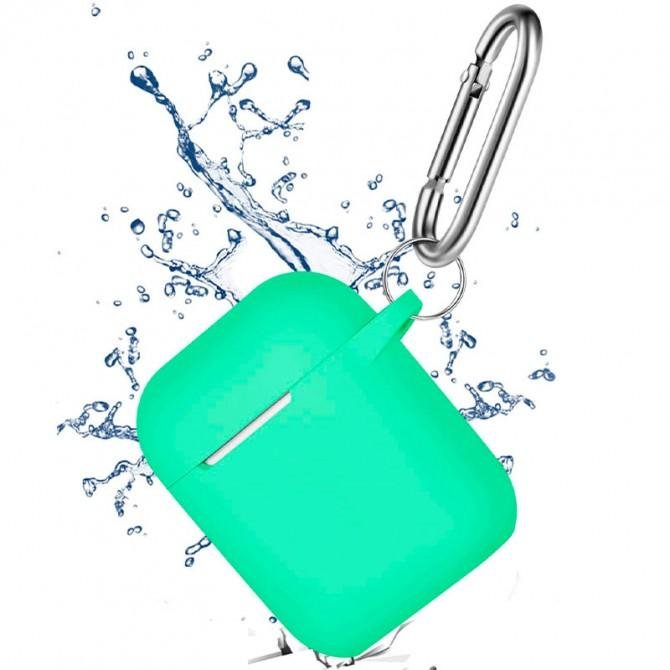 Чехол U-Like Silicone SLIM Protective Case For Airpods Mint Green-2