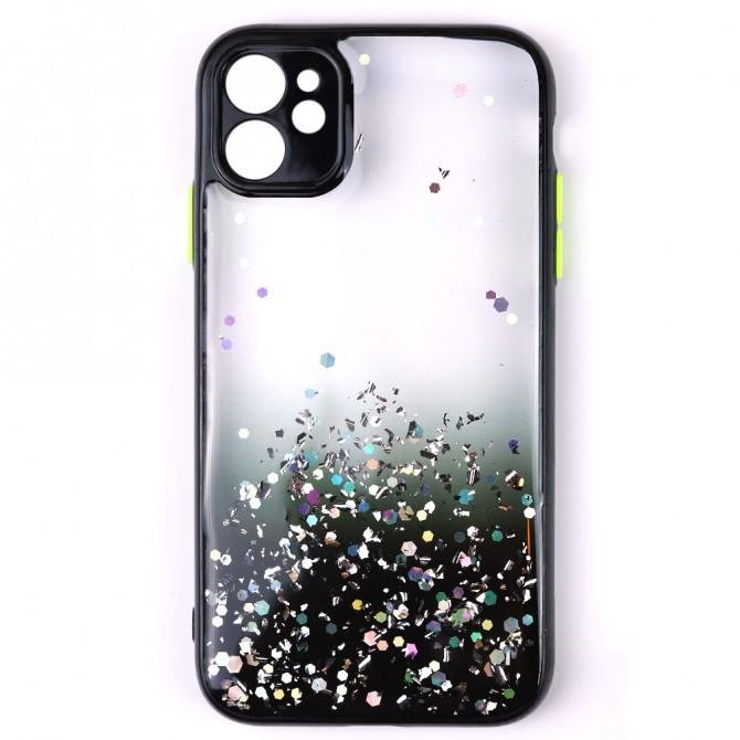 Чехол Frame&Gliter для iPhone 11 Black-1