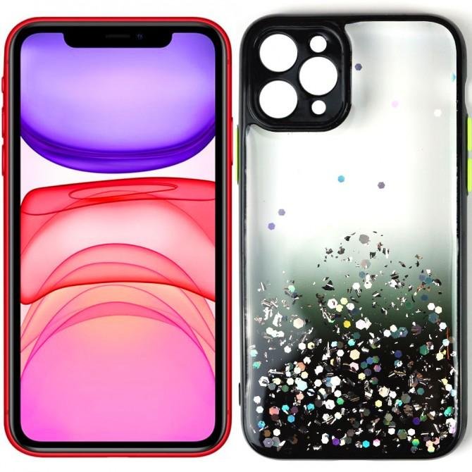 Чехол Frame&Gliter для iPhone 11 Pro Max Black
