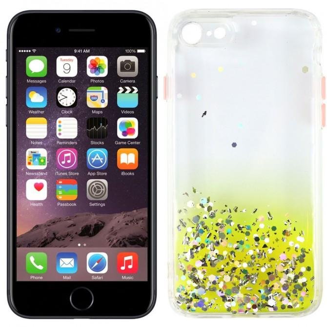 Чохол Frame&Gliter для iPhone 7/8/SE Yellow