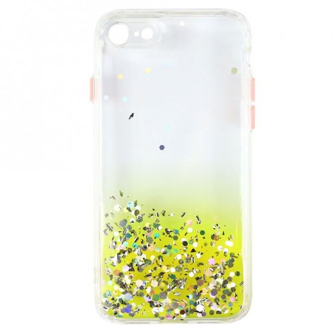 Чохол Frame&Gliter для iPhone 7/8/SE Yellow-1